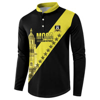 Cradle Of Dominican Republic Football Custom Button Sweatshirt Go Moca Diagonal Style - Wonder Print Shop