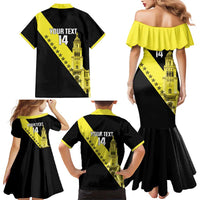 Cradle Of Dominican Republic Football Custom Family Matching Mermaid Dress and Hawaiian Shirt Go Moca Diagonal Style - Wonder Print Shop