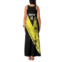 Cradle Of Dominican Republic Football Custom Family Matching Tank Maxi Dress and Hawaiian Shirt Go Moca Diagonal Style - Wonder Print Shop