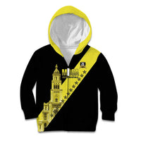 Cradle Of Dominican Republic Football Custom Kid Hoodie Go Moca Diagonal Style - Wonder Print Shop