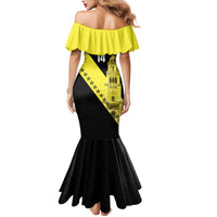 Cradle Of Dominican Republic Football Custom Mermaid Dress Go Moca Diagonal Style - Wonder Print Shop