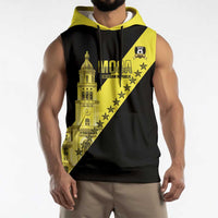 Cradle Of Dominican Republic Football Custom Sleeveless Hoodie Go Moca Diagonal Style - Wonder Print Shop