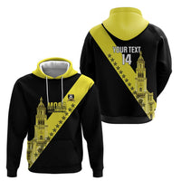 Cradle Of Dominican Republic Football Custom Zip Hoodie Go Moca Diagonal Style - Wonder Print Shop