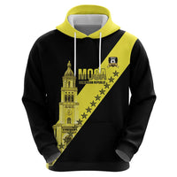 Cradle Of Dominican Republic Football Custom Zip Hoodie Go Moca Diagonal Style - Wonder Print Shop