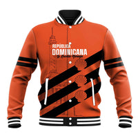 Cibao Dominican Republic Football Custom Baseball Jacket Vamos La Bestia Naranja - Wonder Print Shop