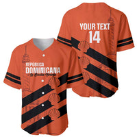 Cibao Dominican Republic Football Custom Baseball Jersey Vamos La Bestia Naranja - Wonder Print Shop