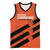 Cibao Dominican Republic Football Custom Basketball Jersey Vamos La Bestia Naranja - Wonder Print Shop