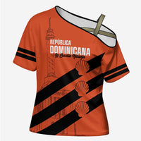 Cibao Dominican Republic Football Custom Cross Shoulder Shirt Vamos La Bestia Naranja - Wonder Print Shop