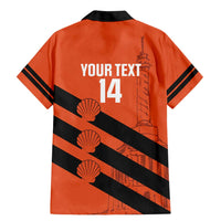 Cibao Dominican Republic Football Custom Family Matching Mermaid Dress and Hawaiian Shirt Vamos La Bestia Naranja - Wonder Print Shop