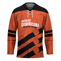 Cibao Dominican Republic Football Custom Hockey Jersey Vamos La Bestia Naranja - Wonder Print Shop
