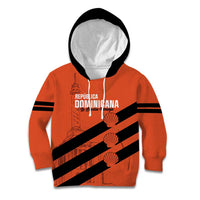 Cibao Dominican Republic Football Custom Kid Hoodie Vamos La Bestia Naranja - Wonder Print Shop