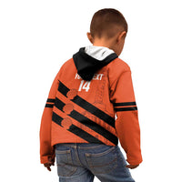 Cibao Dominican Republic Football Custom Kid Hoodie Vamos La Bestia Naranja - Wonder Print Shop