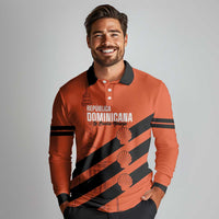 Cibao Dominican Republic Football Custom Long Sleeve Polo Shirt Vamos La Bestia Naranja - Wonder Print Shop