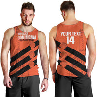 Cibao Dominican Republic Football Custom Men Tank Top Vamos La Bestia Naranja - Wonder Print Shop