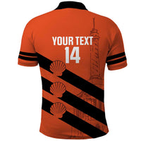 Cibao Dominican Republic Football Custom Polo Shirt Vamos La Bestia Naranja - Wonder Print Shop