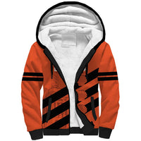 Cibao Dominican Republic Football Custom Sherpa Hoodie Vamos La Bestia Naranja - Wonder Print Shop