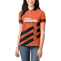 Cibao Dominican Republic Football Custom Women Polo Shirt Vamos La Bestia Naranja - Wonder Print Shop