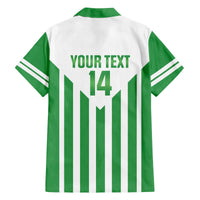 Weymouth Barbados Football Custom Family Matching Off The Shoulder Long Sleeve Dress and Hawaiian Shirt Come On Wales - Wonder Print Shop