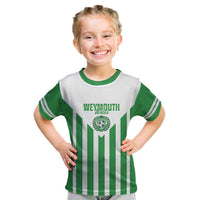 Weymouth Barbados Football Custom Kid T Shirt Come On Wales - Wonder Print Shop