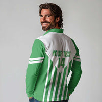 Weymouth Barbados Football Custom Long Sleeve Polo Shirt Come On Wales - Wonder Print Shop