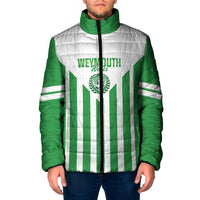 Weymouth Barbados Football Custom Padded Jacket Come On Wales - Wonder Print Shop