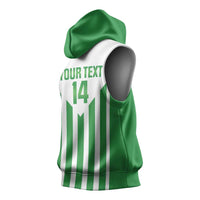 Weymouth Barbados Football Custom Sleeveless Hoodie Come On Wales - Wonder Print Shop