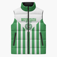 Weymouth Barbados Football Custom Sleeveless Puffer Jacket Come On Wales - Wonder Print Shop
