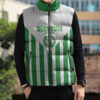 Weymouth Barbados Football Custom Sleeveless Puffer Jacket Come On Wales - Wonder Print Shop