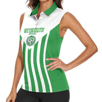 Weymouth Barbados Football Custom Women Sleeveless Polo Shirt Come On Wales - Wonder Print Shop