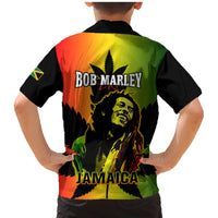 Jamaica Legend Bob Family Matching Mermaid Dress and Hawaiian Shirt The King Of Reggae - Wonder Print Shop