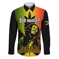 Jamaica Legend Bob Family Matching Summer Maxi Dress and Hawaiian Shirt The King Of Reggae - Wonder Print Shop