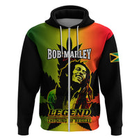 Jamaica Legend Bob Hoodie The King Of Reggae - Wonder Print Shop