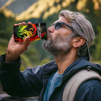 Jamaica Legend Bob 4 in 1 Can Cooler Tumbler Lion With Cannabis Leaf Pattern - Wonder Print Shop