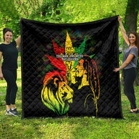 Jamaica Legend Bob Quilt Lion With Cannabis Leaf Pattern - Wonder Print Shop