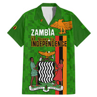 Zambia Independence Day Family Matching Mermaid Dress and Hawaiian Shirt Happy 59th Anniversary Kente Pattern - Wonder Print Shop