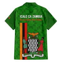 Zambia Independence Day Family Matching Summer Maxi Dress and Hawaiian Shirt Happy 59th Anniversary Kente Pattern - Wonder Print Shop