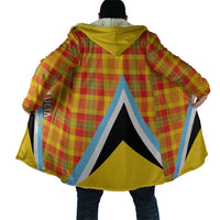Saint Lucia Creole Day Cloak Bon Fete Jounen Kweyol Madras Pattern - Wonder Print Shop
