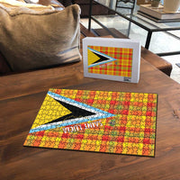 Saint Lucia Creole Day Puzzle Bon Fete Jounen Kweyol Madras Pattern - Wonder Print Shop