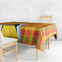 Saint Lucia Creole Day Tablecloth Bon Fete Jounen Kweyol Madras Pattern - Wonder Print Shop