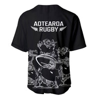 New Zealand Silver Fern Rugby Baseball Jersey Haka Aotearoa Kiwi Dance - Wonder Print Shop