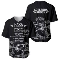 New Zealand Silver Fern Rugby Baseball Jersey Haka Aotearoa Kiwi Dance - Wonder Print Shop