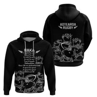 New Zealand Silver Fern Rugby Hoodie Haka Aotearoa Kiwi Dance - Wonder Print Shop