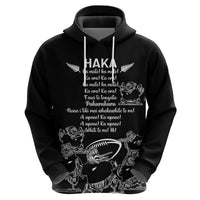 New Zealand Silver Fern Rugby Hoodie Haka Aotearoa Kiwi Dance - Wonder Print Shop