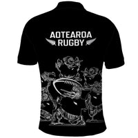 New Zealand Silver Fern Rugby Polo Shirt Haka Aotearoa Kiwi Dance - Wonder Print Shop