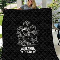 New Zealand Silver Fern Rugby Quilt Haka Aotearoa Kiwi Dance - Wonder Print Shop