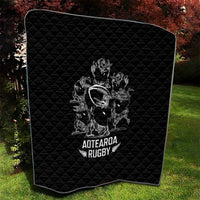 New Zealand Silver Fern Rugby Quilt Haka Aotearoa Kiwi Dance - Wonder Print Shop
