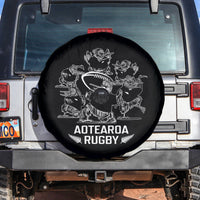 New Zealand Silver Fern Rugby Spare Tire Cover Haka Aotearoa Kiwi Dance - Wonder Print Shop