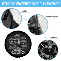 New Zealand Silver Fern Rugby Spare Tire Cover Haka Aotearoa Kiwi Dance - Wonder Print Shop
