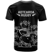 New Zealand Silver Fern Rugby T Shirt Haka Aotearoa Kiwi Dance - Wonder Print Shop