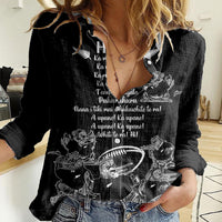 New Zealand Silver Fern Rugby Women Casual Shirt Haka Aotearoa Kiwi Dance - Wonder Print Shop